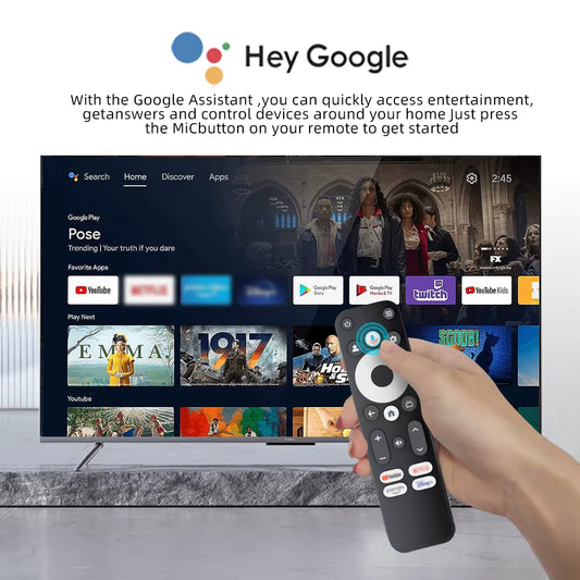 4K Android TV Box Google Certified 2gb RAM 32gb Storage
