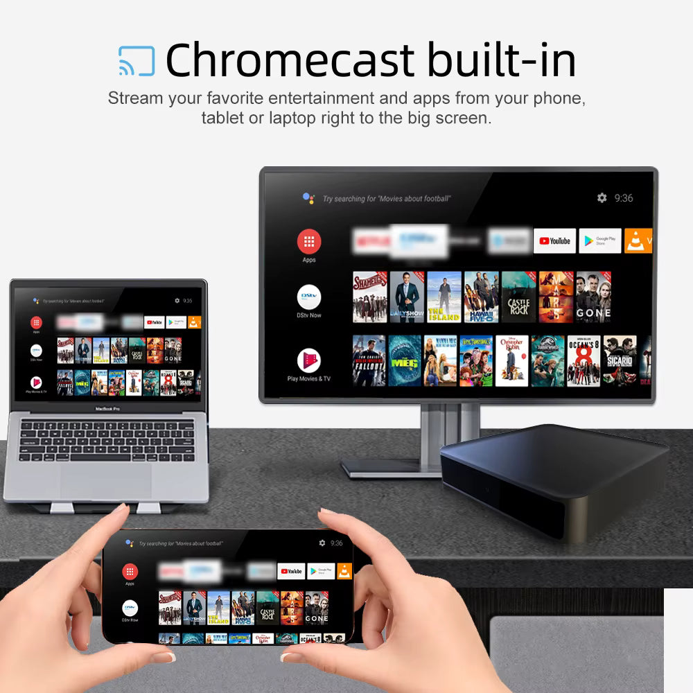 4K Dcolor GD2 Android TV Box Google Certified 2gb RAM 32gb Storage